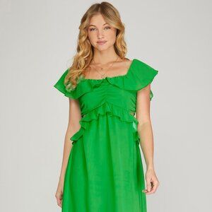 Apple Green Dress
